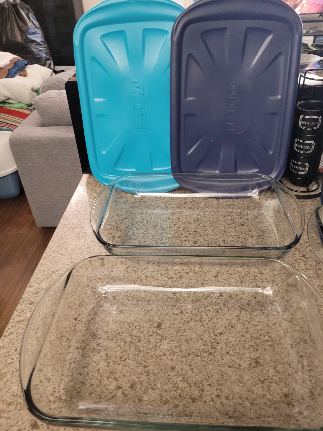 Anchor Hocking Glass Baking Dishes with Lids (Set of 5) - photo 3