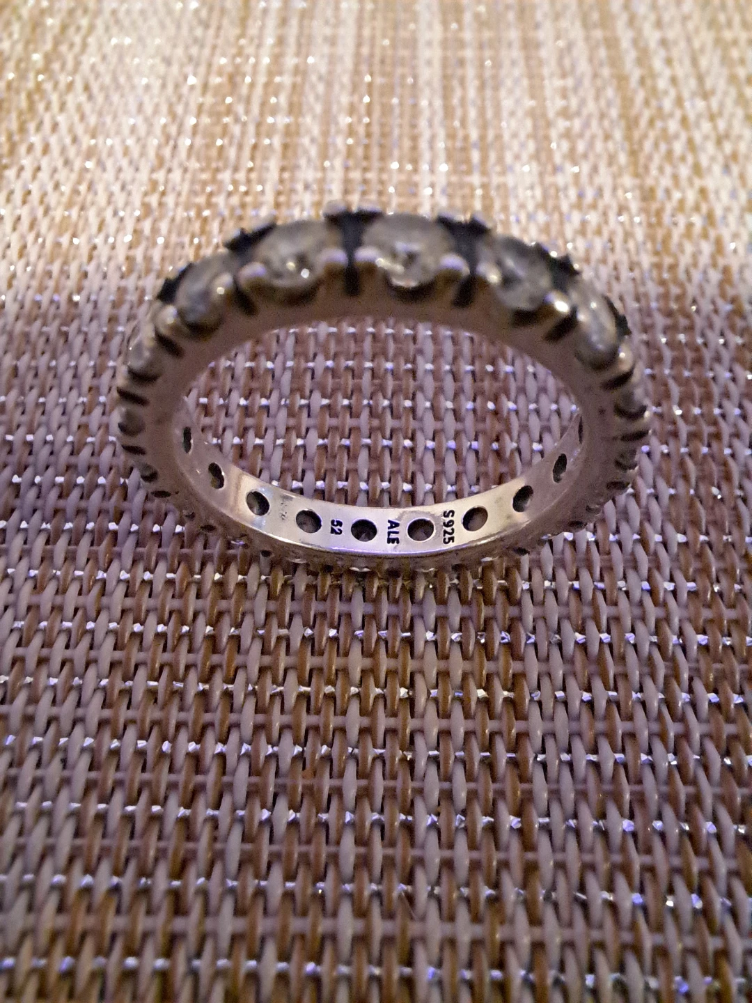 Pandora Sterling Silver Ring Size 52