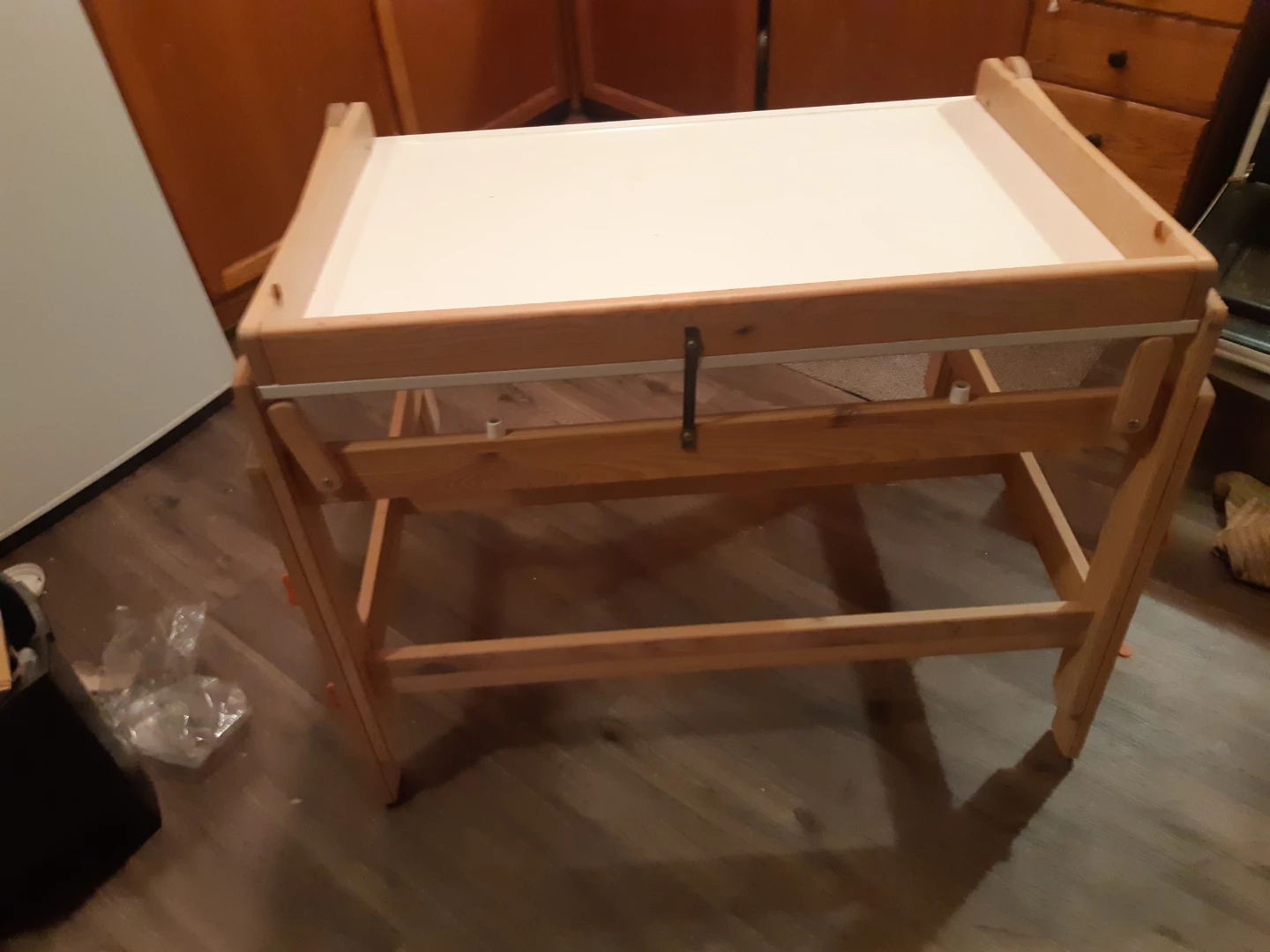 Kids Wooden Art Easel Table - photo 4