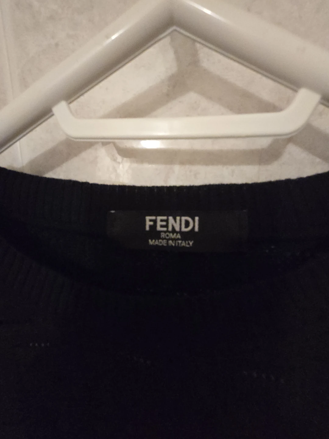 Fendi Black Knit Sweater size L - photo 2