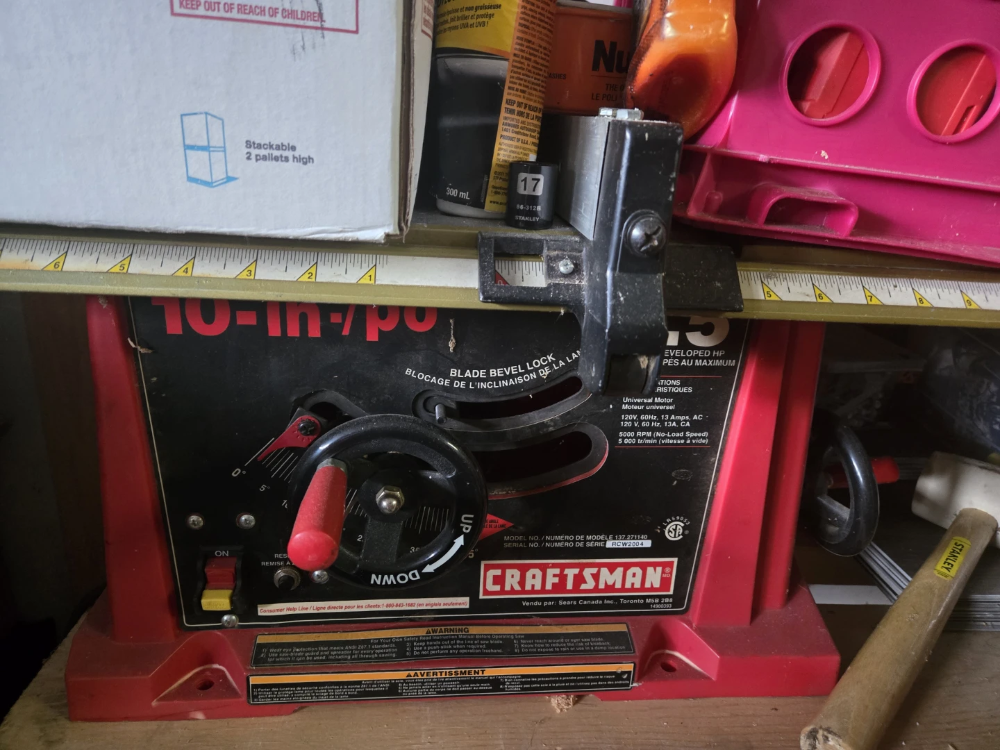 Craftsman 10" Table Saw