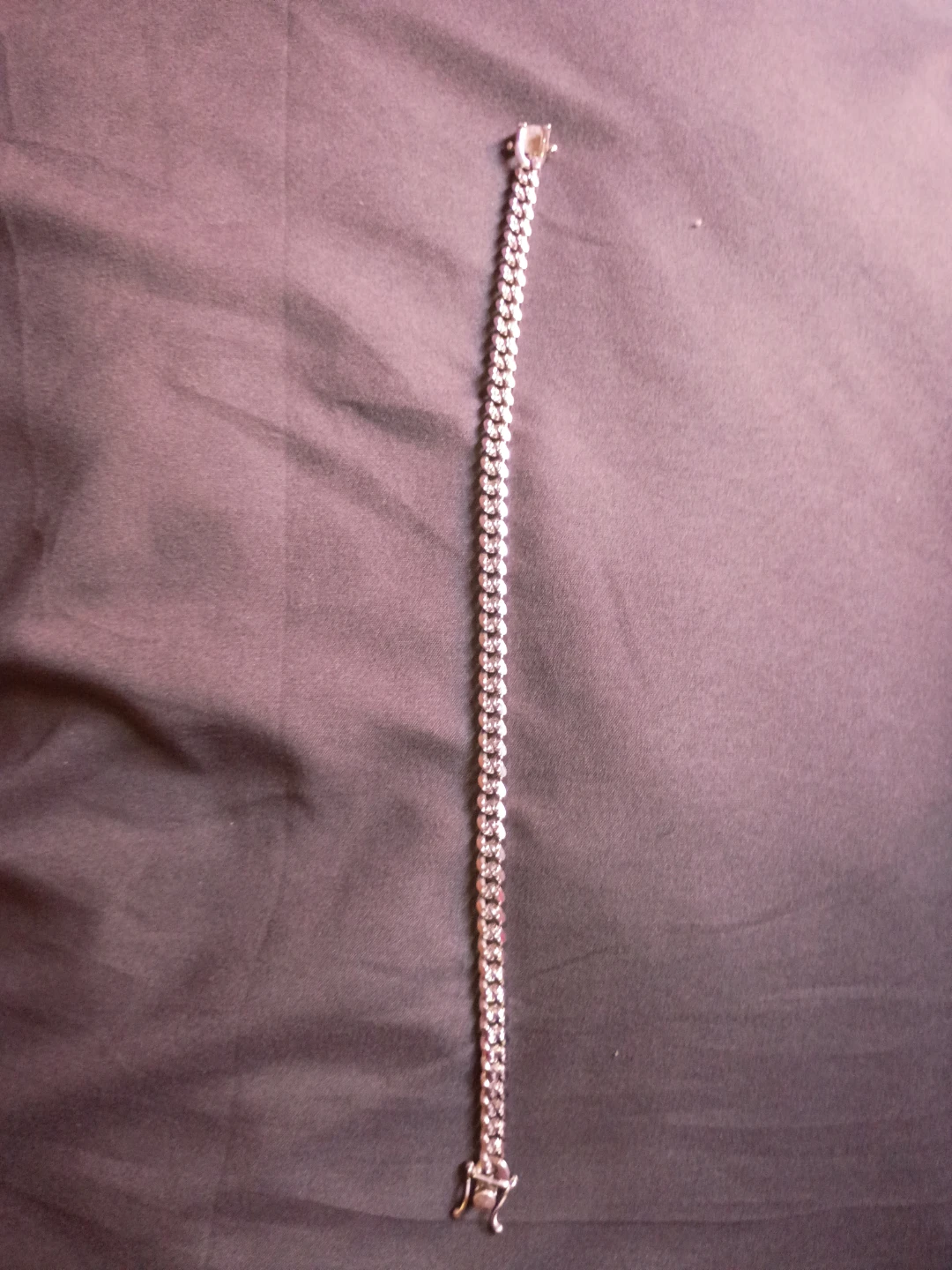 Silver Curb Chain Bracelet
