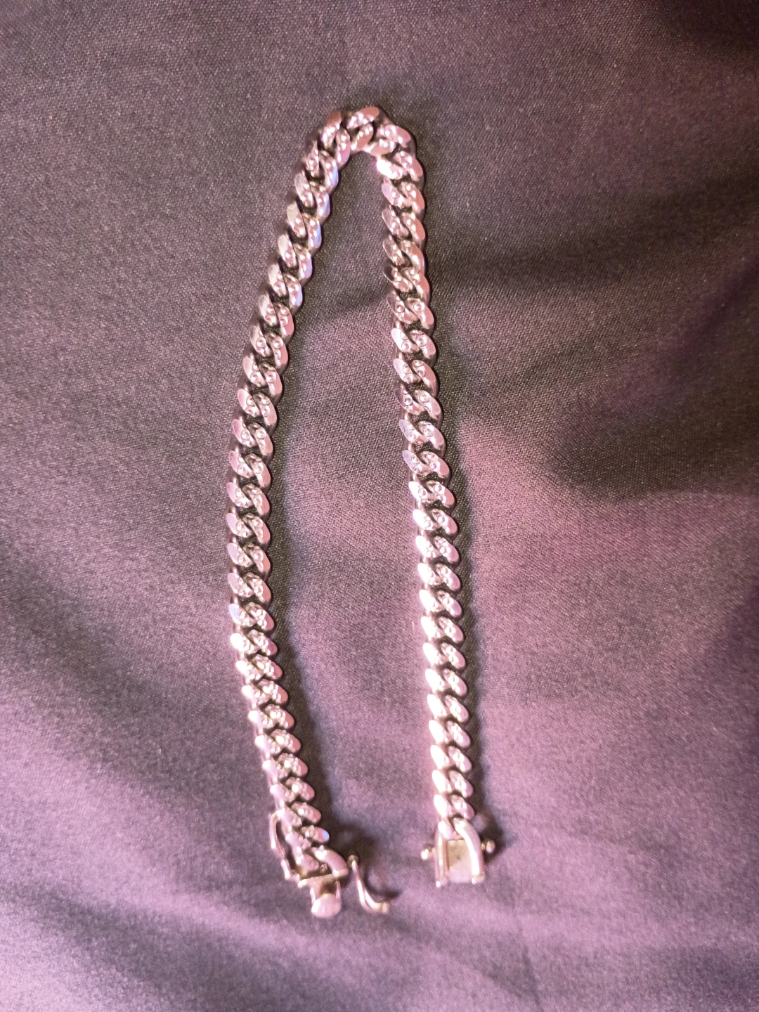 Silver Curb Chain Bracelet - photo 2