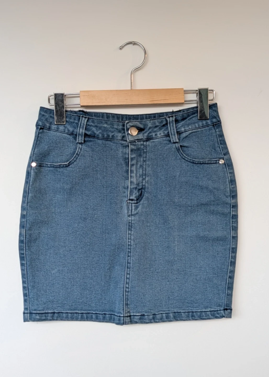 Denim Mini Skirt - XS/Small - Very Flattering
