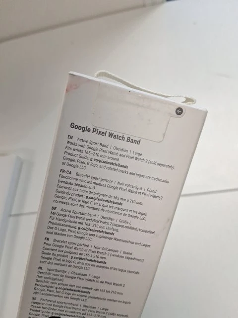 Google Pixel Watch Band Size Large - photo 3
