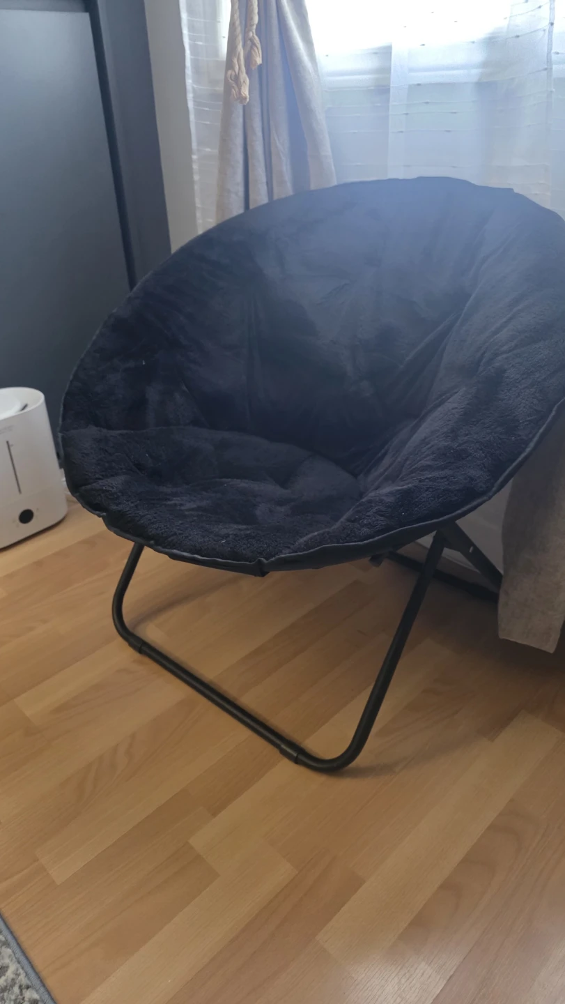 Black Saucer Chair - photo 2