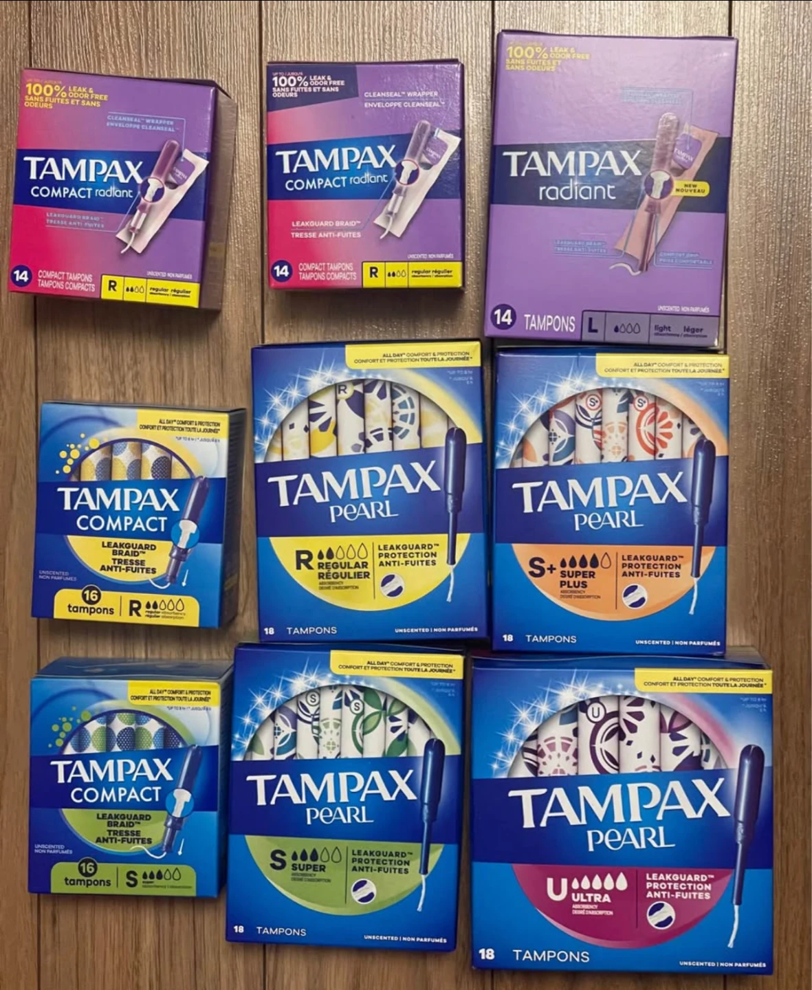 Tampax Tampons - Various Types & Sizes - Pick any 3 for $10