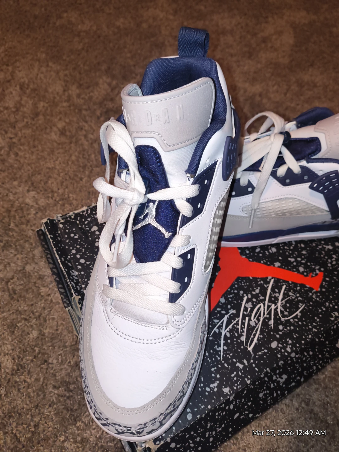 Jordan 4 Retro Georgetown Hoyas Basketball Shoes