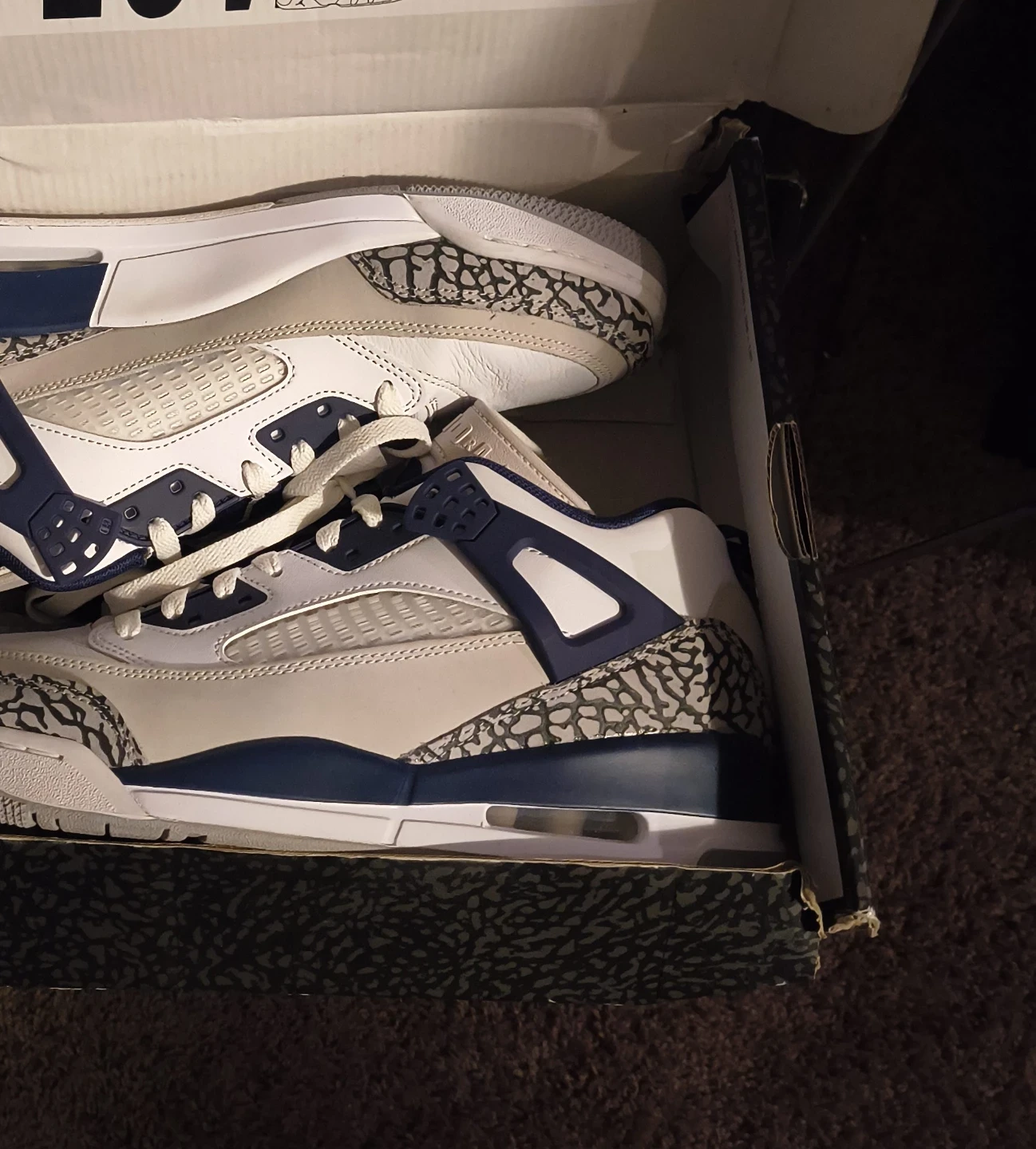 Jordan 4 Retro Georgetown Hoyas Basketball Shoes - photo 3