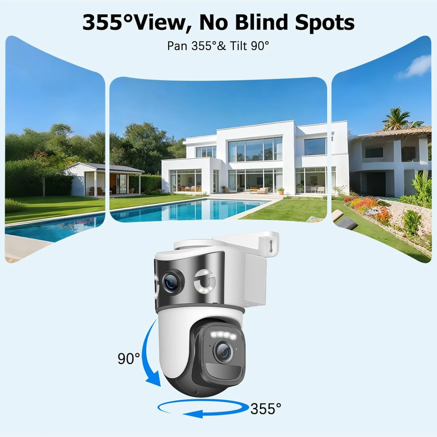 Dual Lens Solar Security Camera New in Box - photo 5