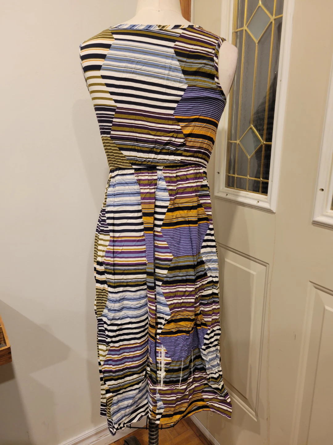 Striped Sleeveless Maxi Dress - photo 2