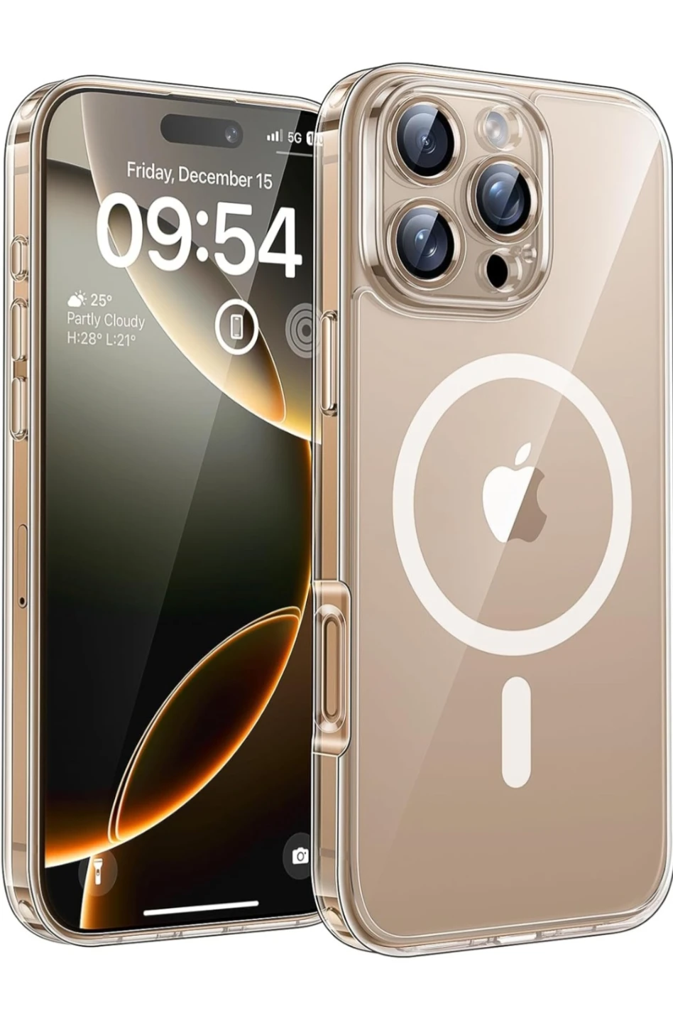 Clear Magnetic Phone Case for iPhone 16 Pro - photo 3
