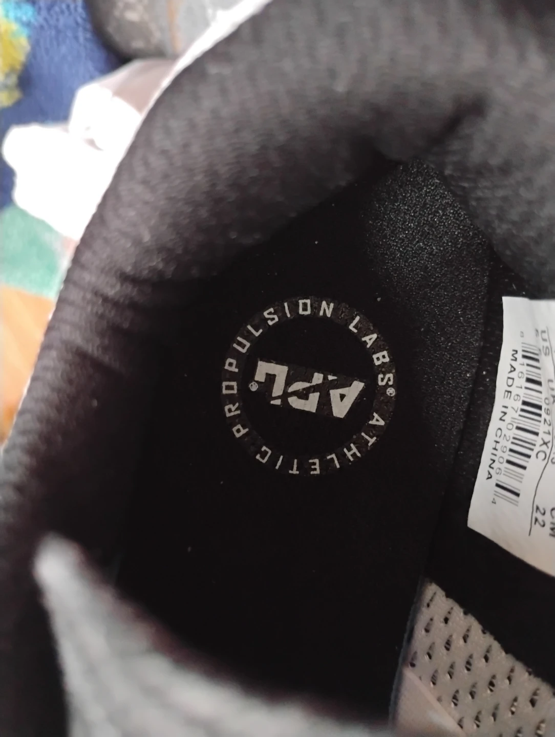 APL Athletic Propulsion Labs White/Black Knit Running Shoes - photo 5