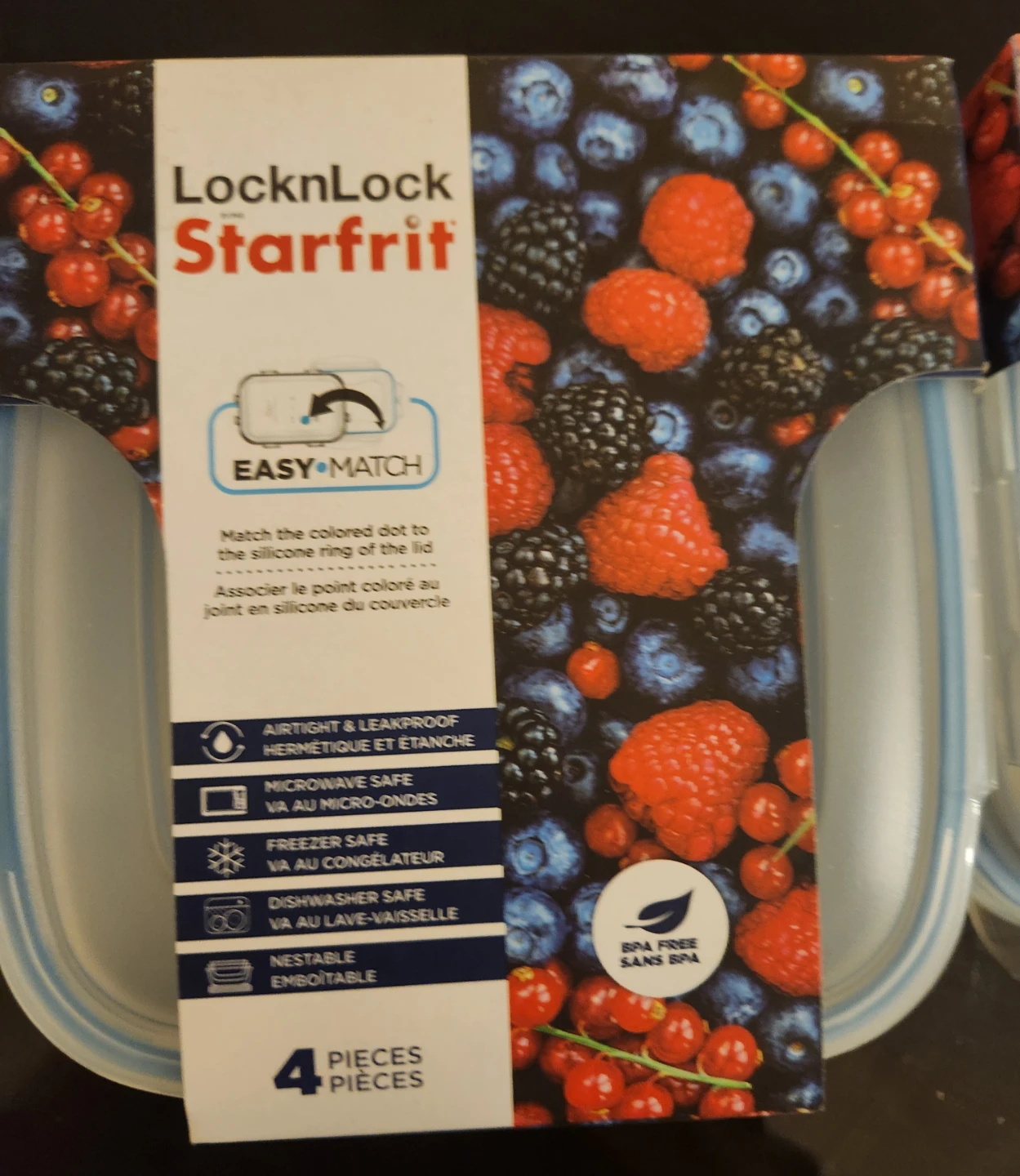 Starfit LocknLock Square Tupperware Containers - photo 2