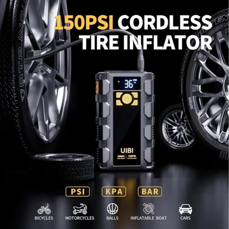 UIBI X5 Jump Starter with Air Compressor - photo 2