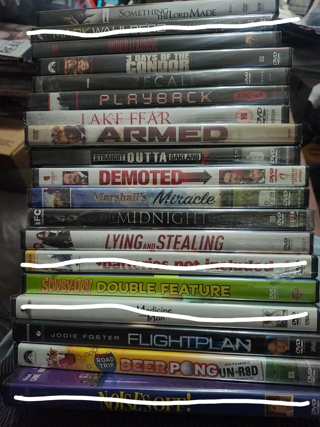 Collection of 19 DVD's