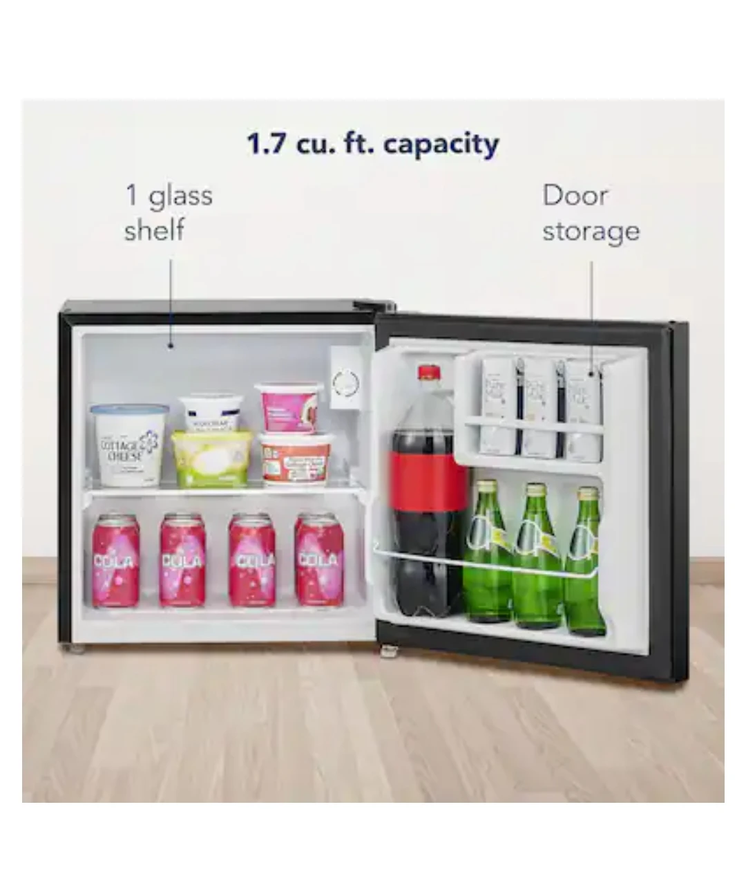 Insignia 1.7 cu. ft. Mini Fridge - photo 3