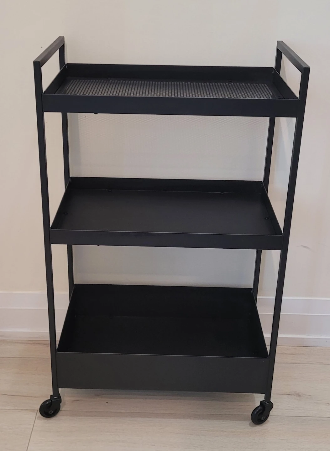 IKEA Black Rolling Utility Cart - photo 3