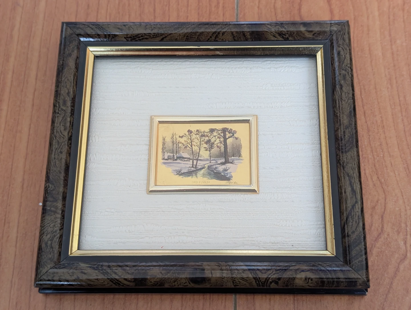 Set of 4 Framed Miniature Landscape Art Prints - photo 5