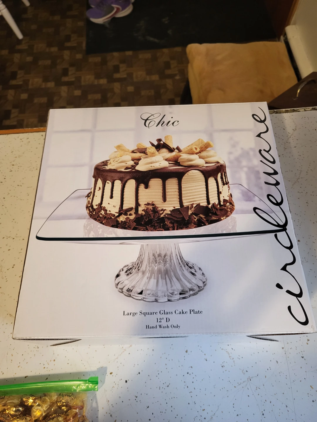 Glass Cake Tray