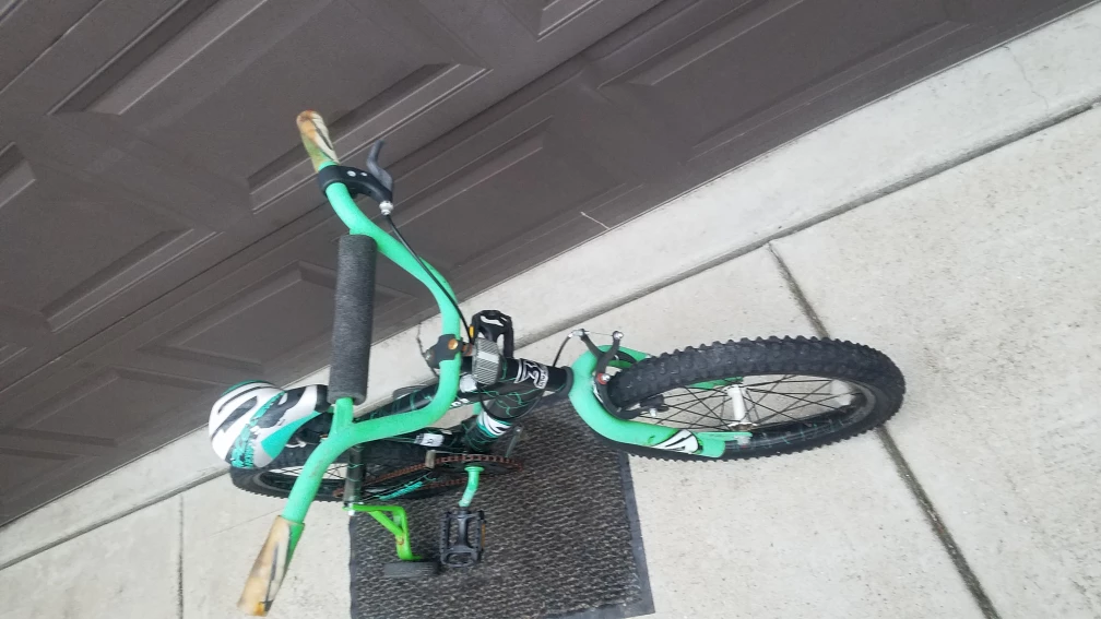 Green and Black BMX Bike - photo 2