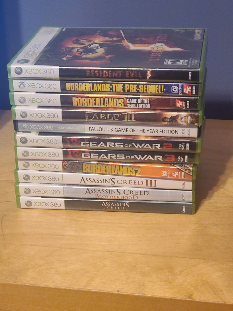Xbox 360 Games Lot