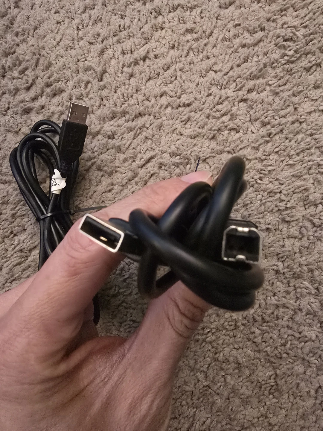 USB-A to USB-B 2.0 Cable - photo 3