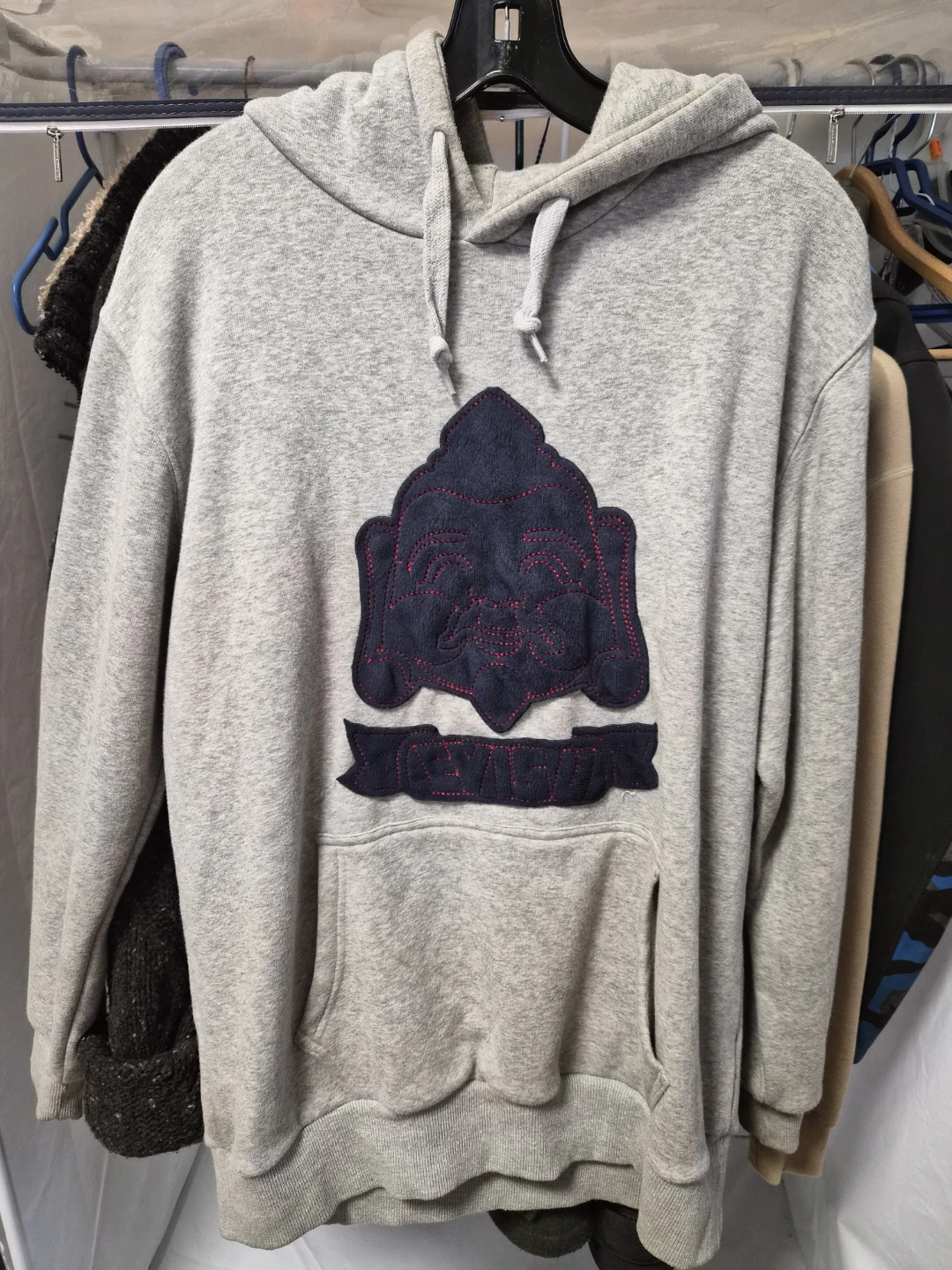 Evisu Grey Hoodie XL