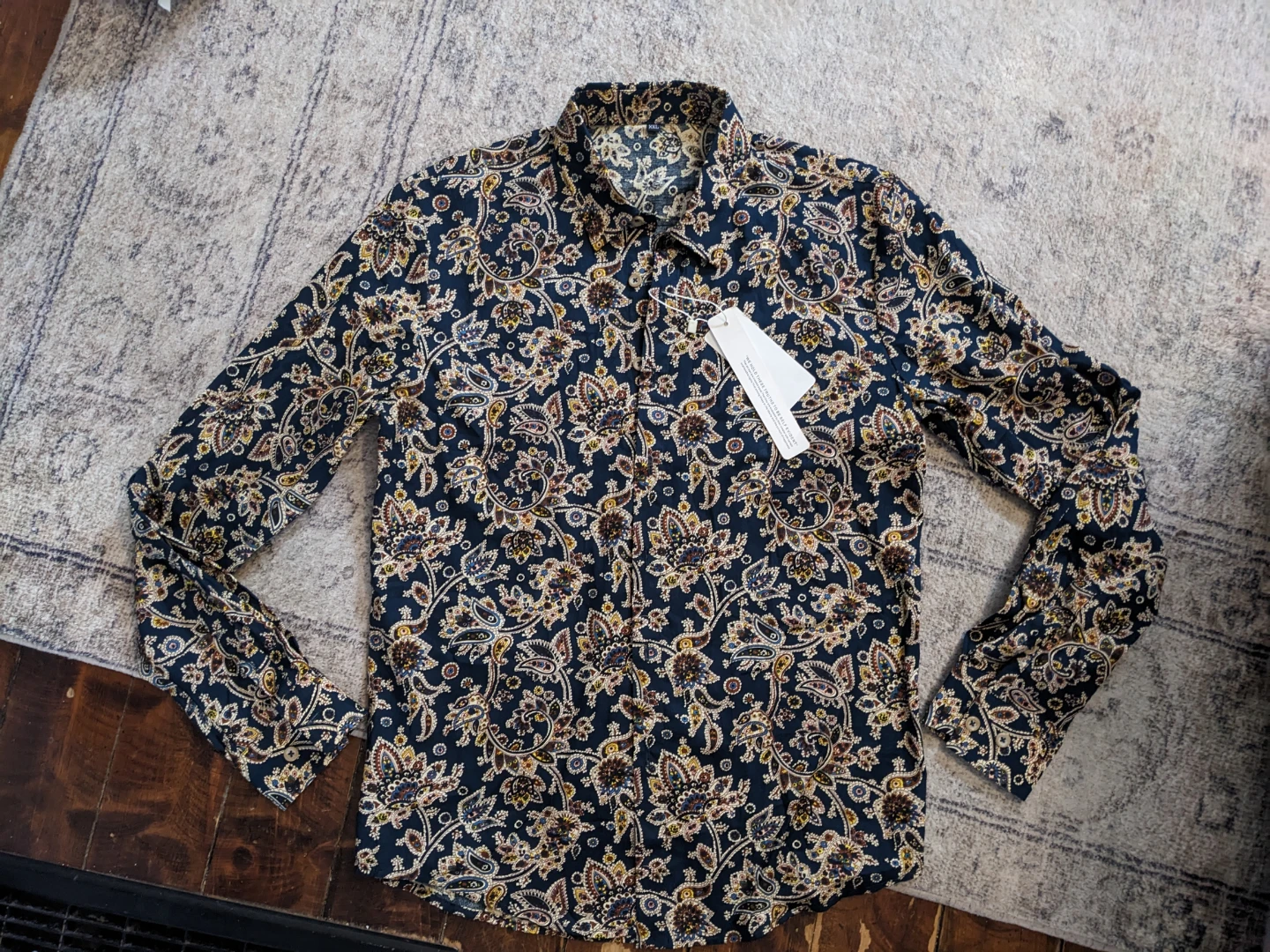 Men's Long Sleeve Button-Up Shirt