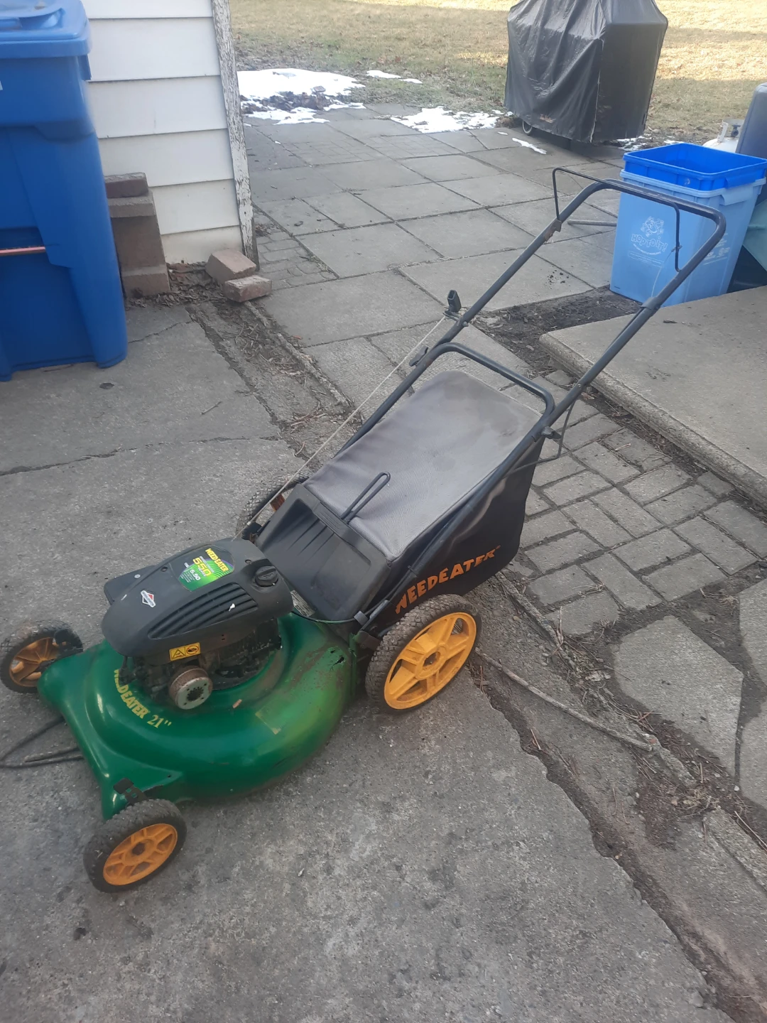 2010 weed eater push mower - photo 2