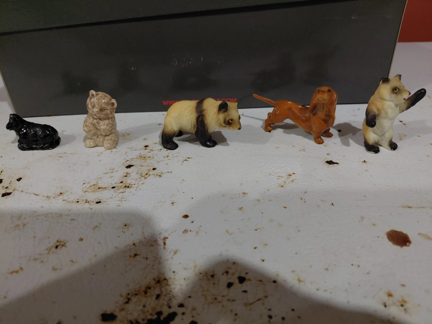 Collection of ceramic animal and figurine figurines
