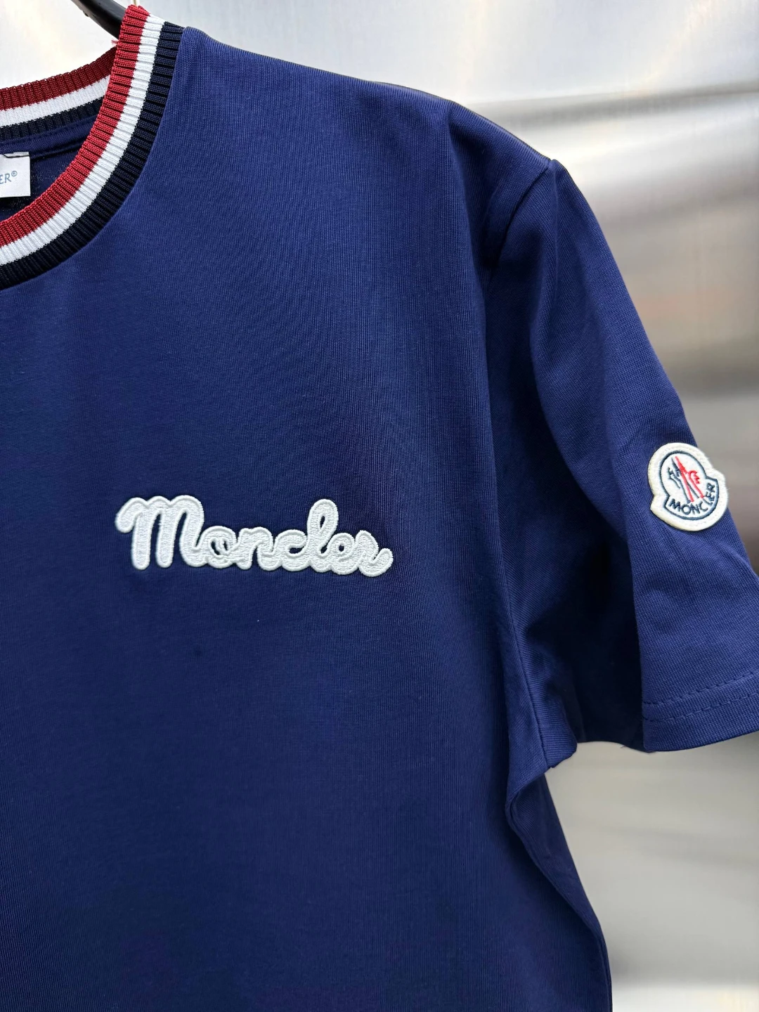Moncler Navy Blue T-Shirt