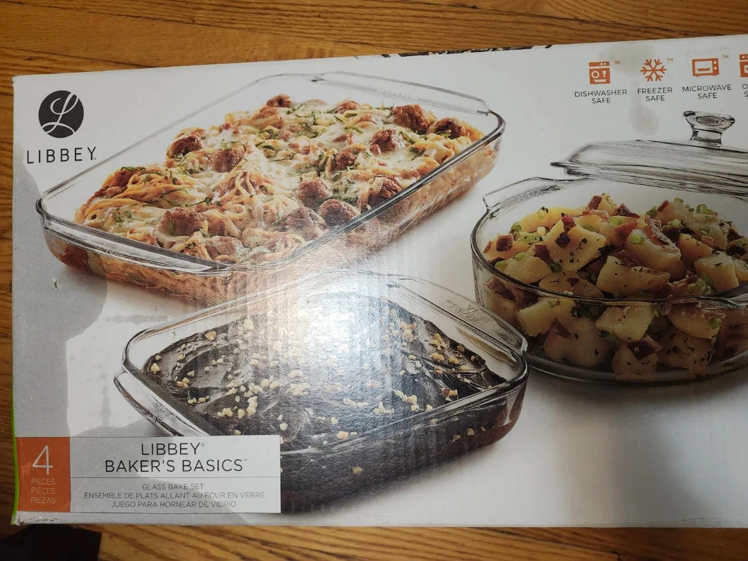 Libbey Baker's Basics 4-Piece Glass Bake Set