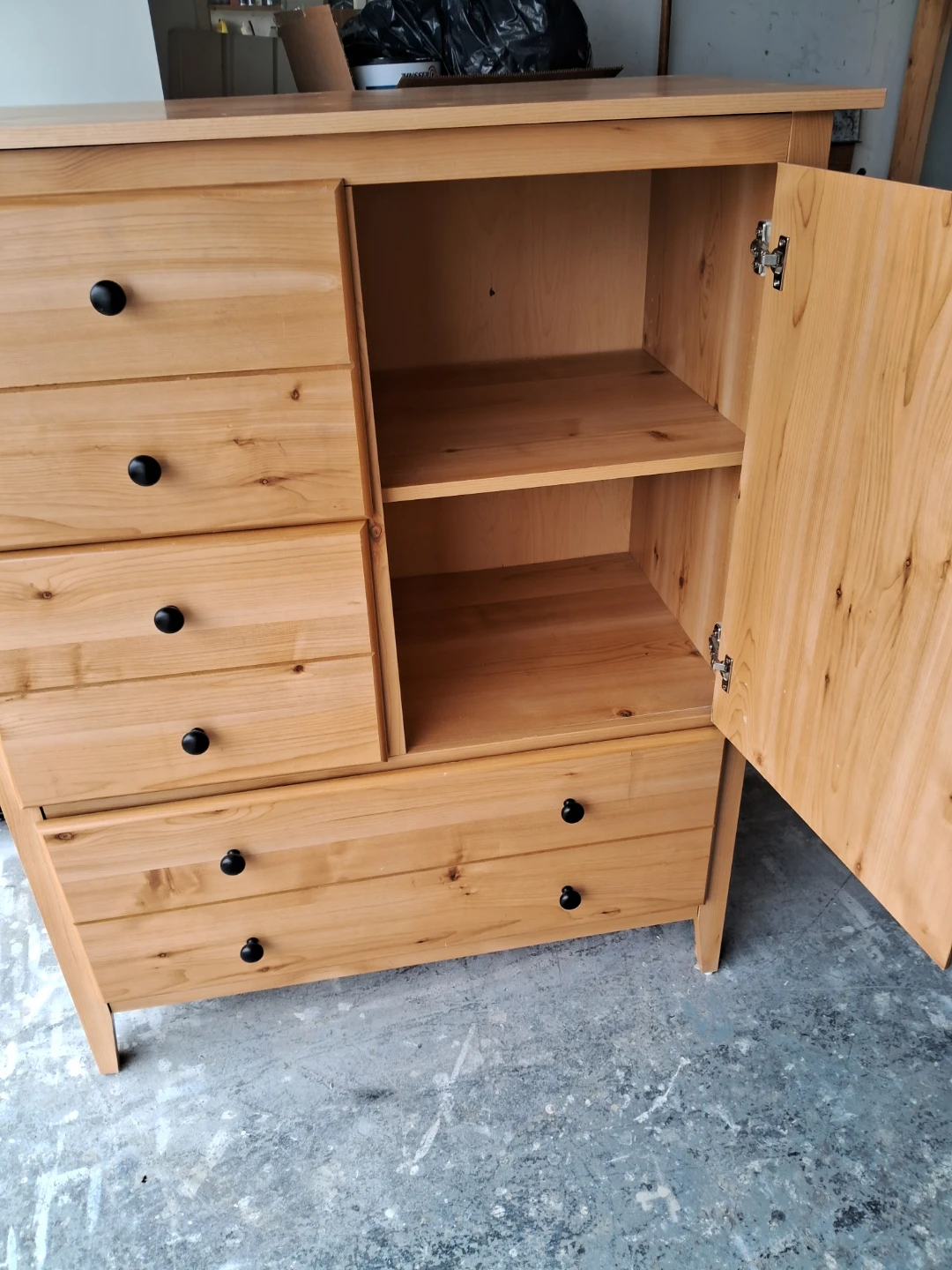 Wooden Dresser with Cabinet - photo 5