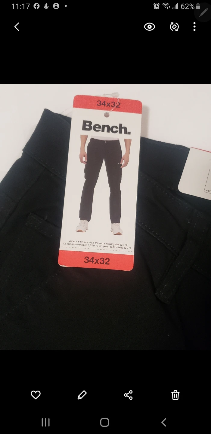 Brand new Bench Cargo  Mens Jeans