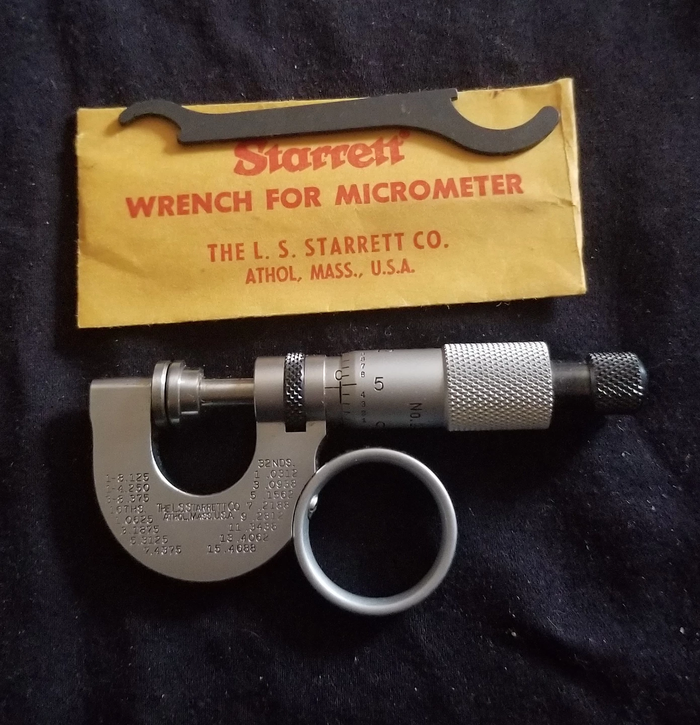 Starrett Micrometer Caliper 223RL
