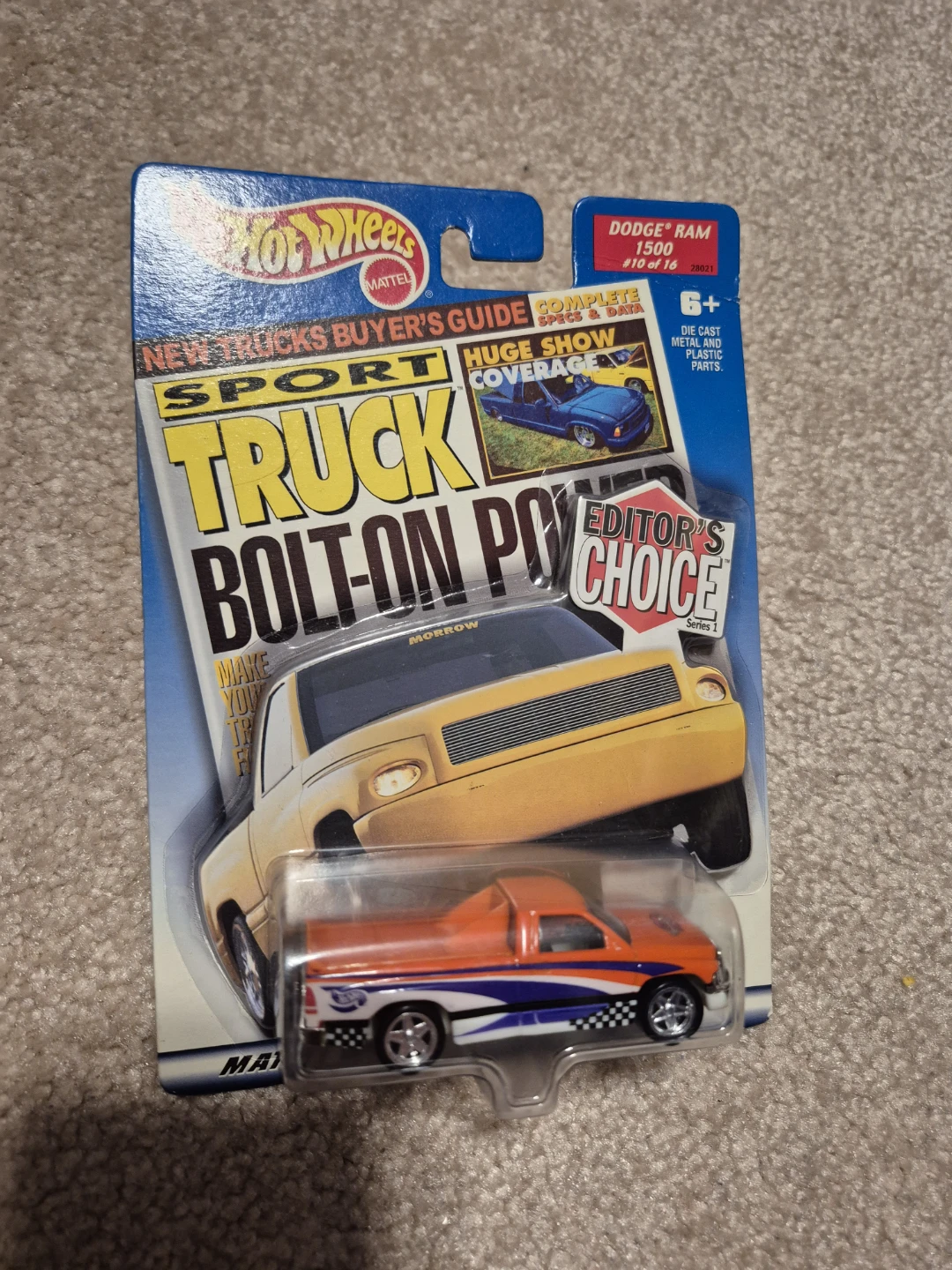 Hot Wheels Dodge Ram 1500 Sport Die-Cast Truck