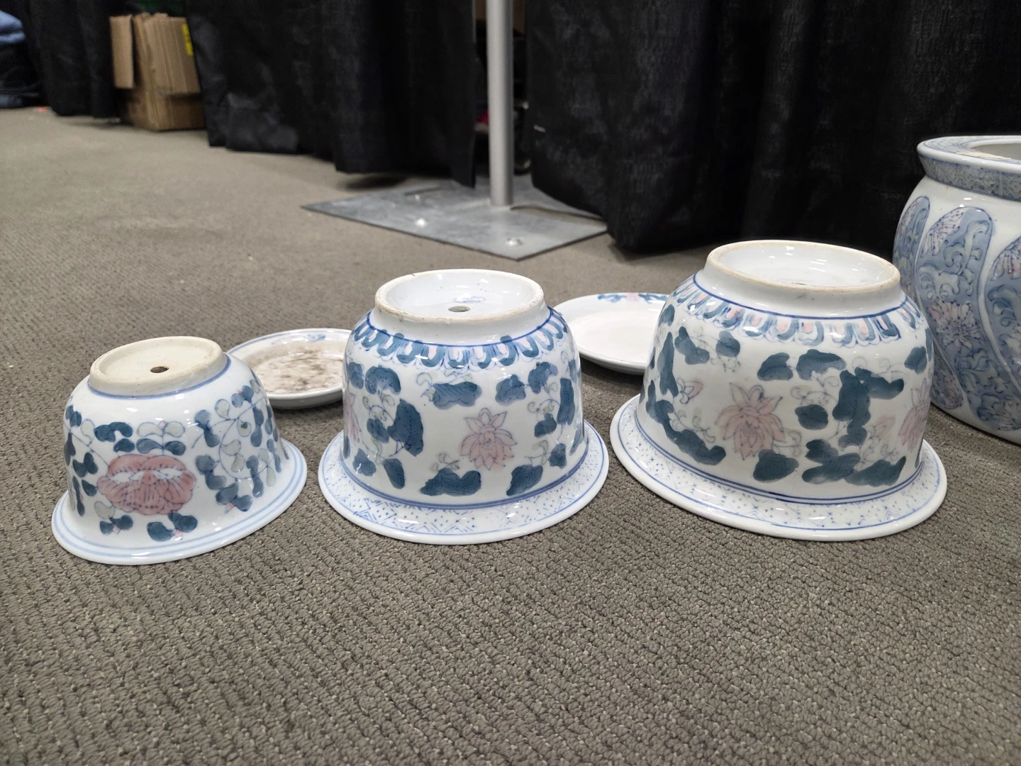 Set of 6 Decorative Ceramic Planters plant pots - photo 5