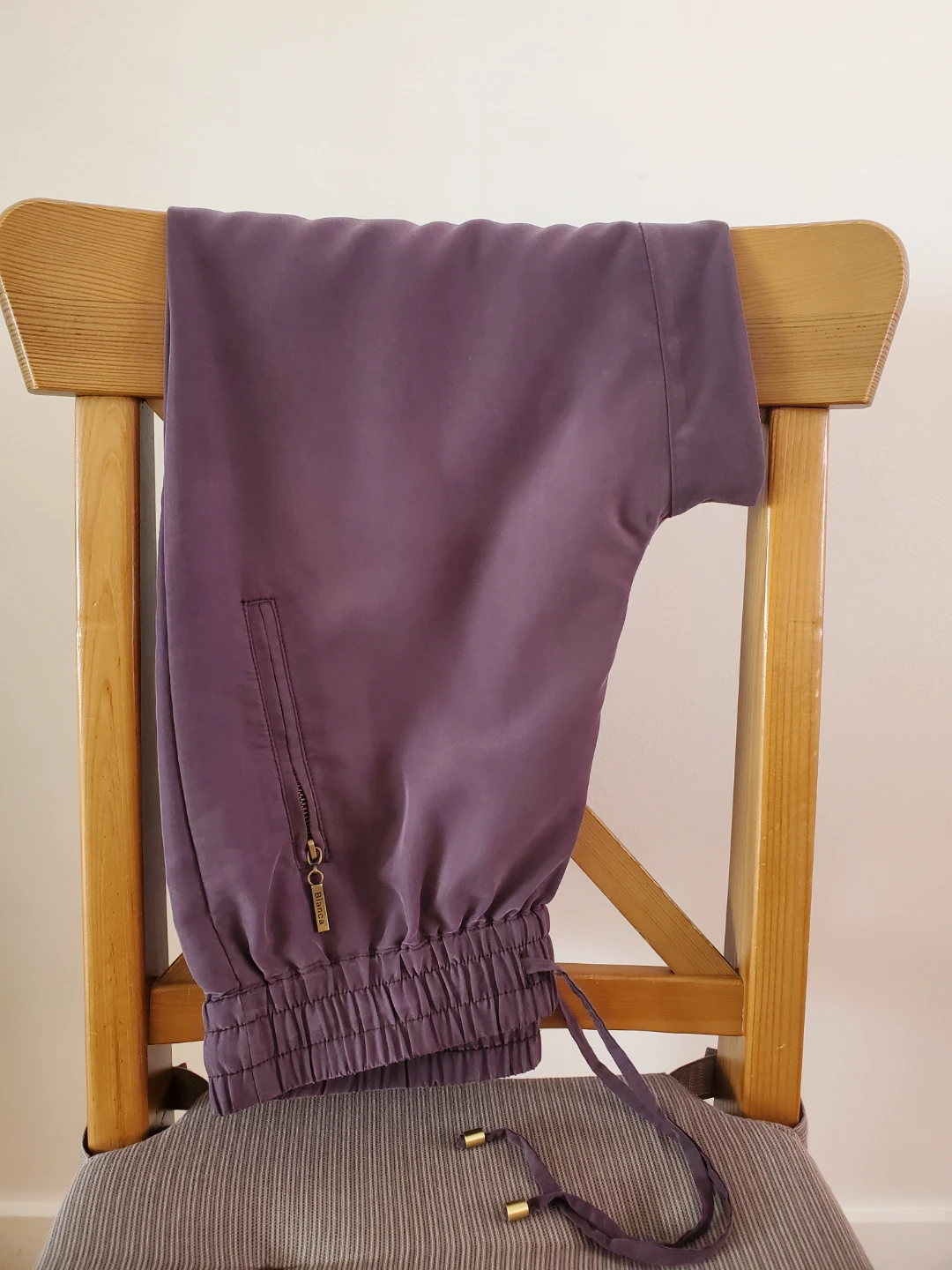 Purple Satin Lounge Pants