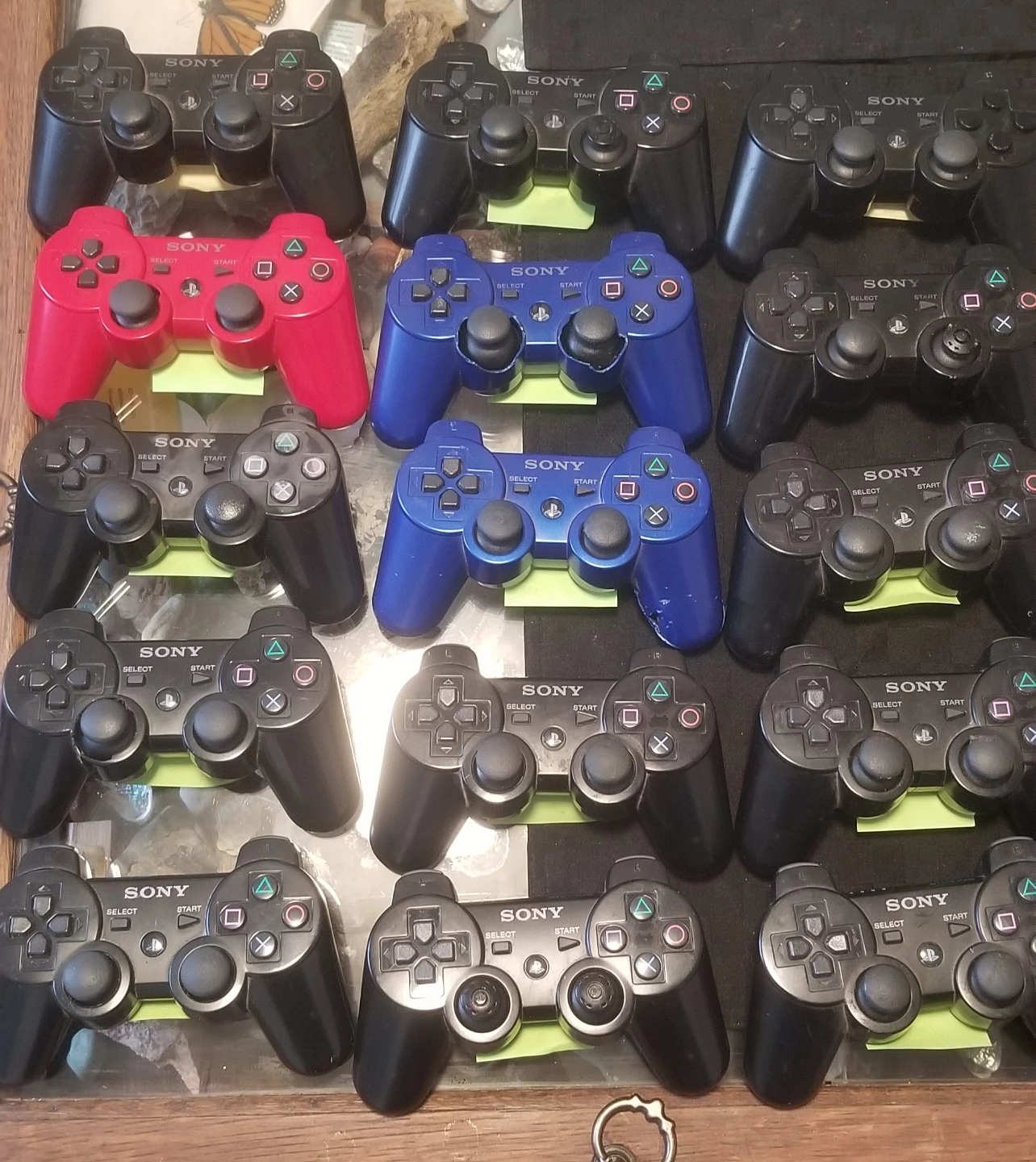 15 Broken Genuine PS3 Dualshock3 & SIXAXIS Wireless Controllers
