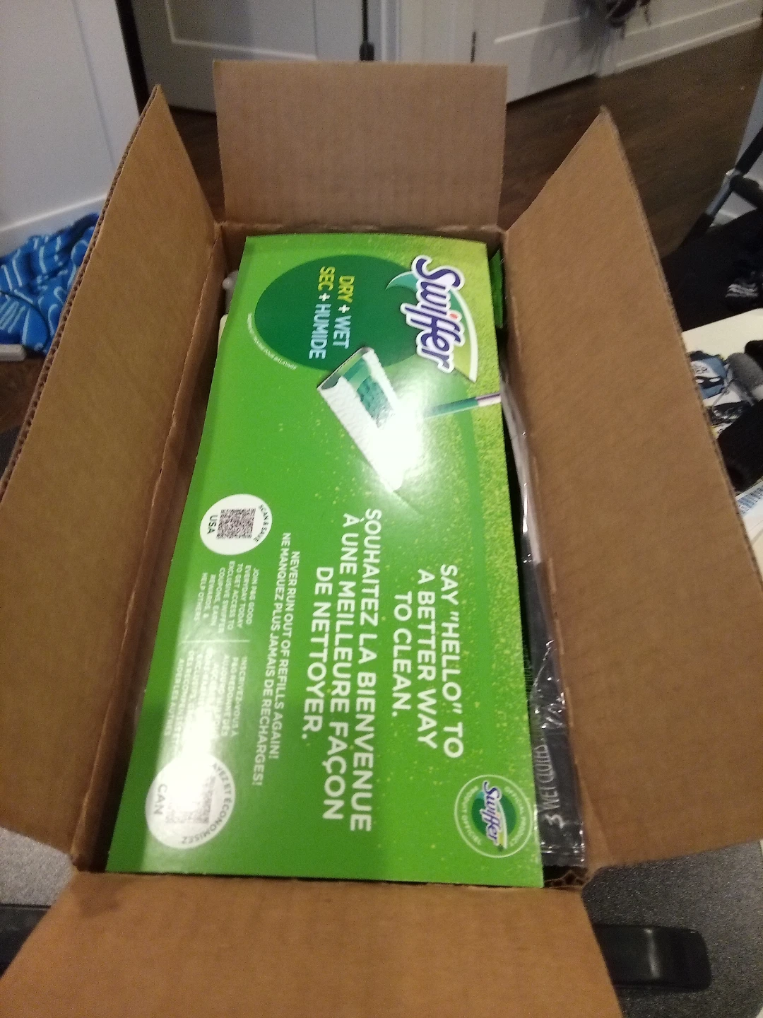 Swiffer Wet & Dry Mop Kit with Heavy Duty Refills 🥕