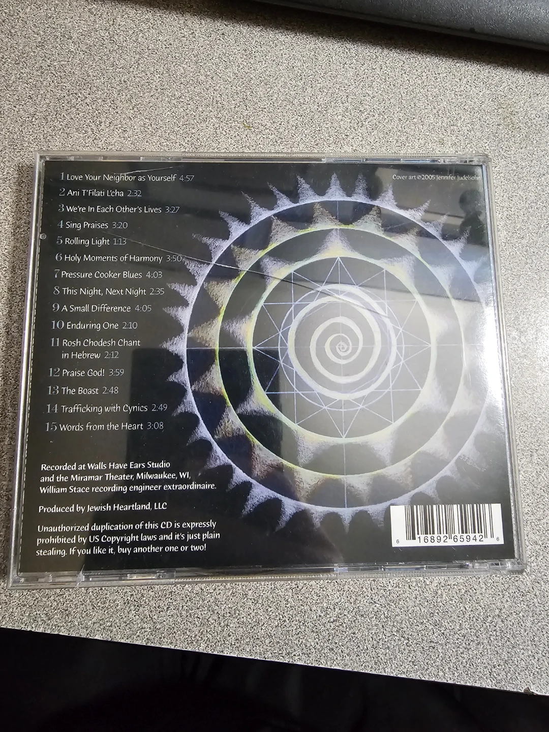 Enduring One CD by Marge Eiseman & Friends - photo 4