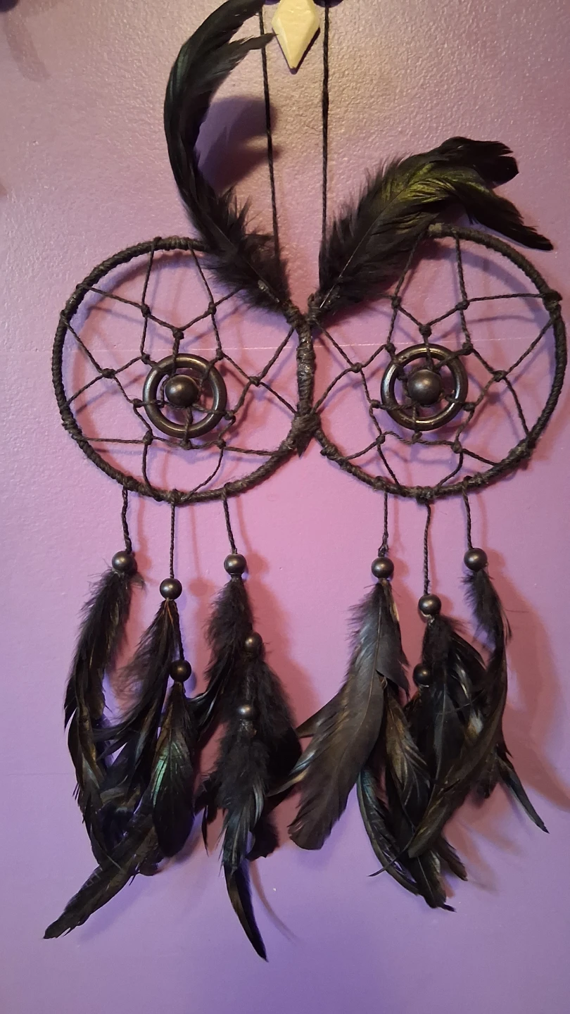 Black Feather Dream Catcher