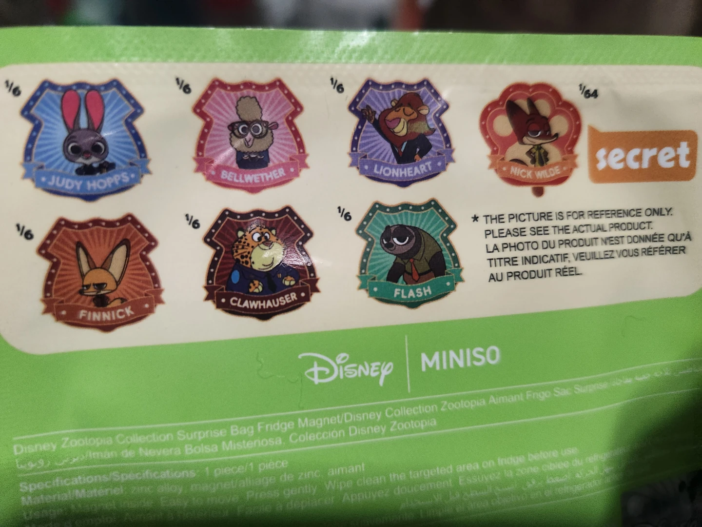 TRADING - Zootopia Fridge Magnet Surprise Bag - photo 2