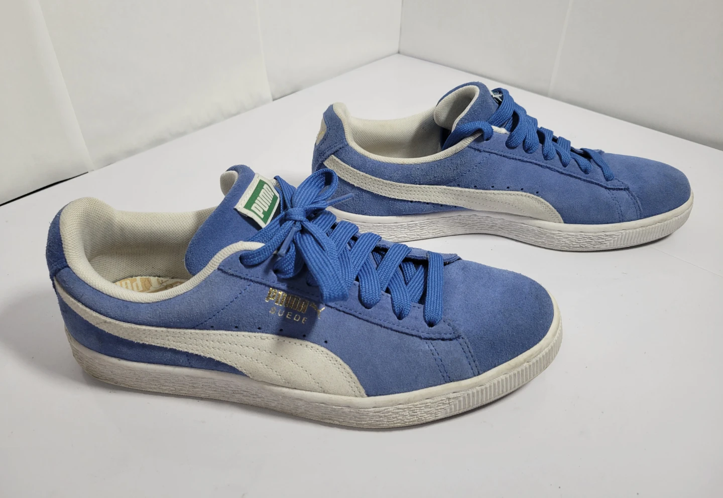 Puma Suede Classic Sneakers - Blue, size 9 (69) - photo 3