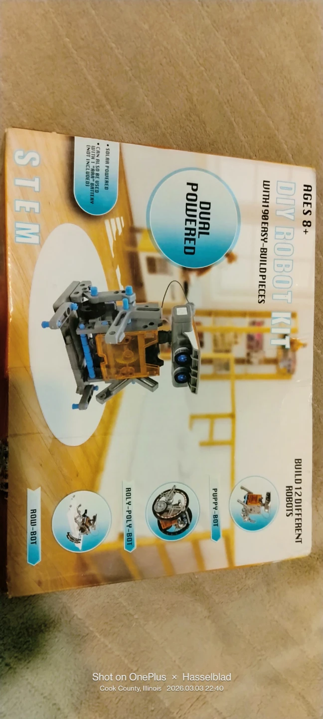STEM 12-in-1 DIY Robot Kit