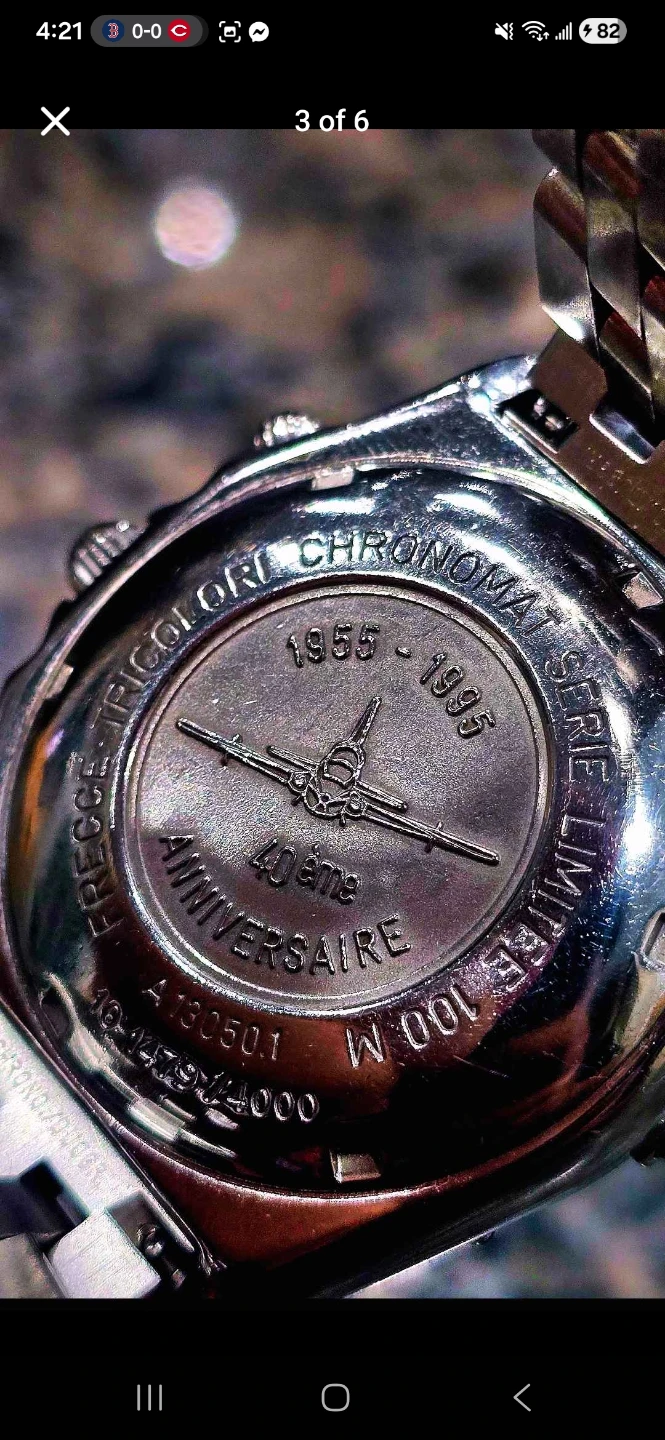 Breitling diamond pan frecce tricolouri watch - photo 2