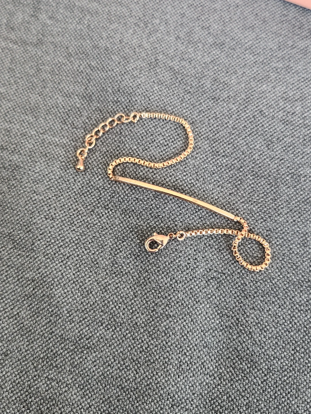 BELLA STONE in BLOOM Rose Gold Bar Bracelet - photo 3