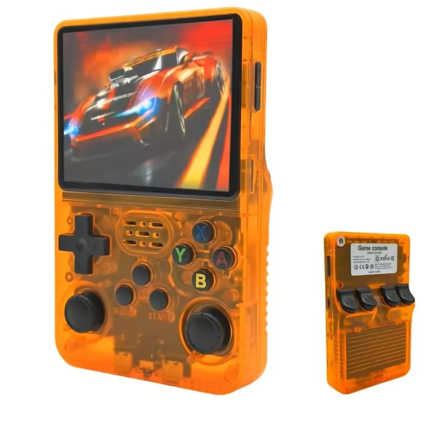 NEW R36S Atomic Orange 🧡 Retro Handheld Console sealed BOX - photo 3