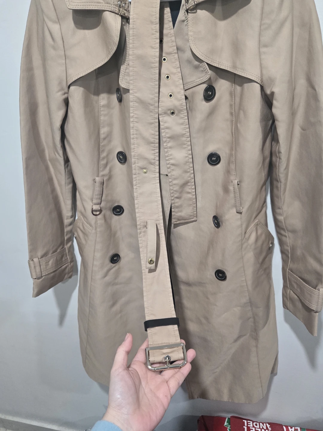 Zara Women's Khaki Trench Coat - photo 2